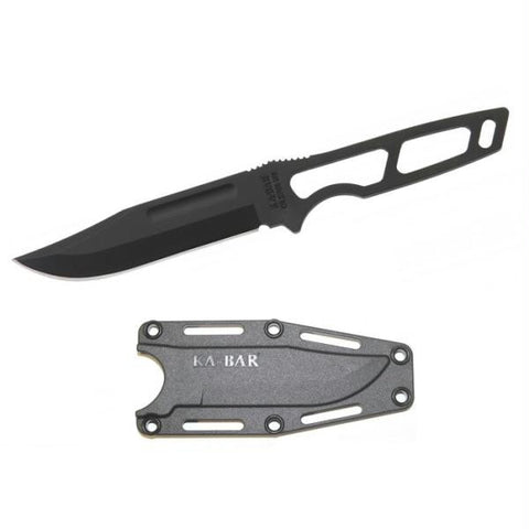 Ka-Bar Neck Knife - Hard Sheath, Straight Edge