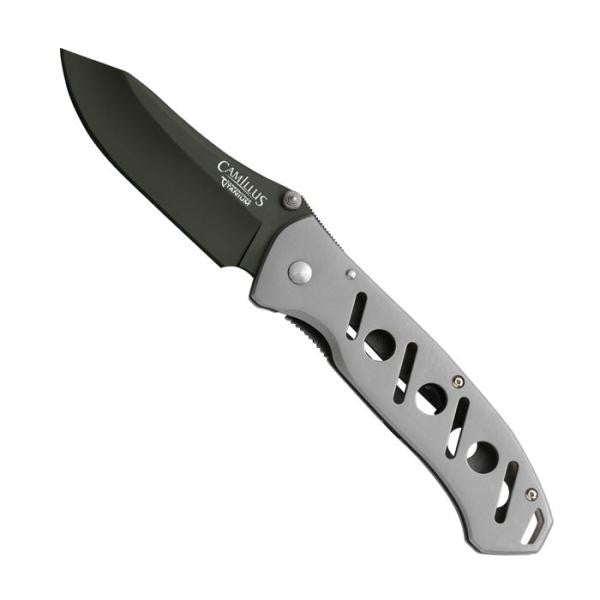 Camillus 8" Folding Knife Wide Blade - Ergonomic Aluminum Handle