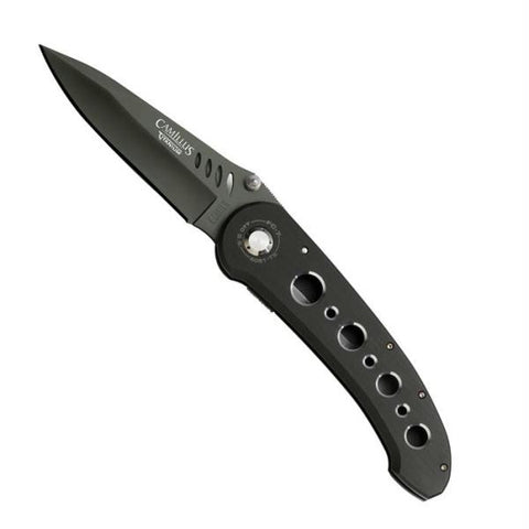 Camillus 8.5" Folding Knife Hollow Ground Blade - Aluminum Handl