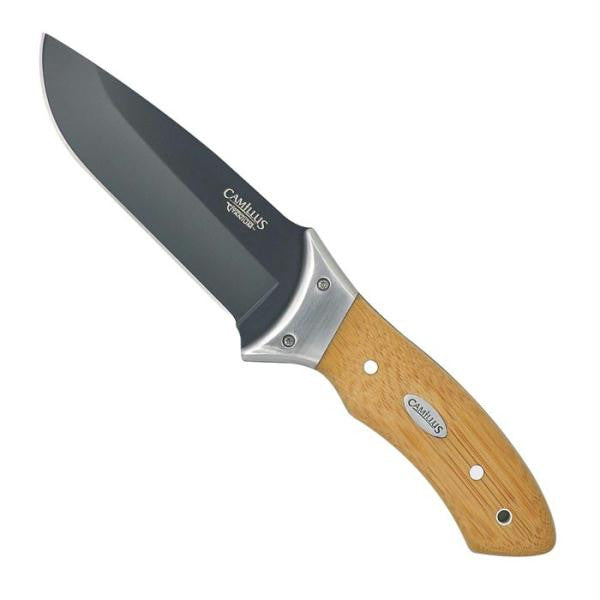 Camillus 9.25" Fixed Blade Knife - Bamboo Handle