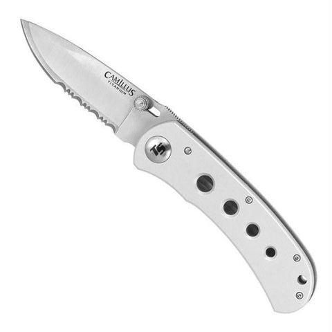 Tiger Shark Folding Knife - Silver