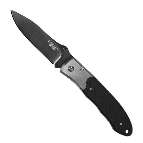 Camillus 6.75" Folding Knife Drop Point - Stainless Handle