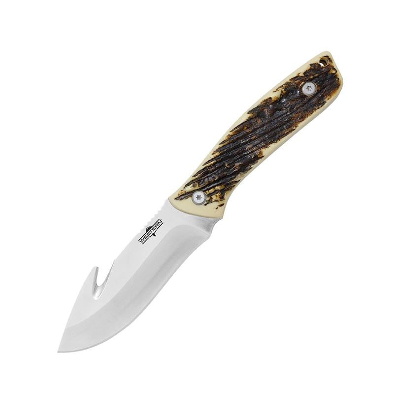 Western Cross Trail Knife - Gut Hook