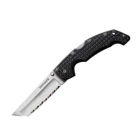 Voyager Large Tanto Point Serrated Edge, BD-1