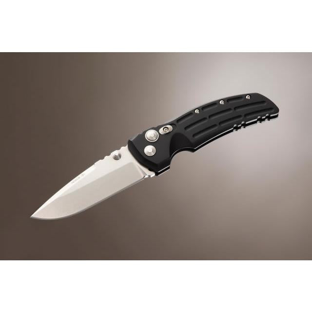 EX-01 4" Folder Drop Point Blade Tumble Finish Alum Frame - Matt