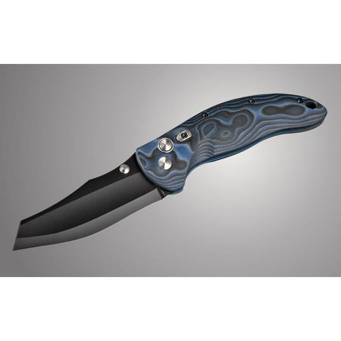 EX-04 4" Folder Wharncliffe Blade Black Finish G-10 Frame - G-Ma