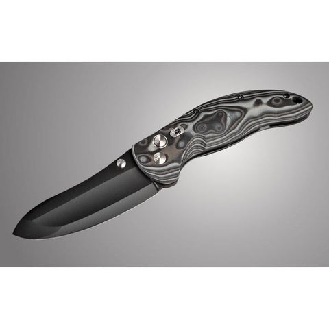 EX-04 4" Folder Upswept Blade Black Finish G-10 Frame - G-Mascus