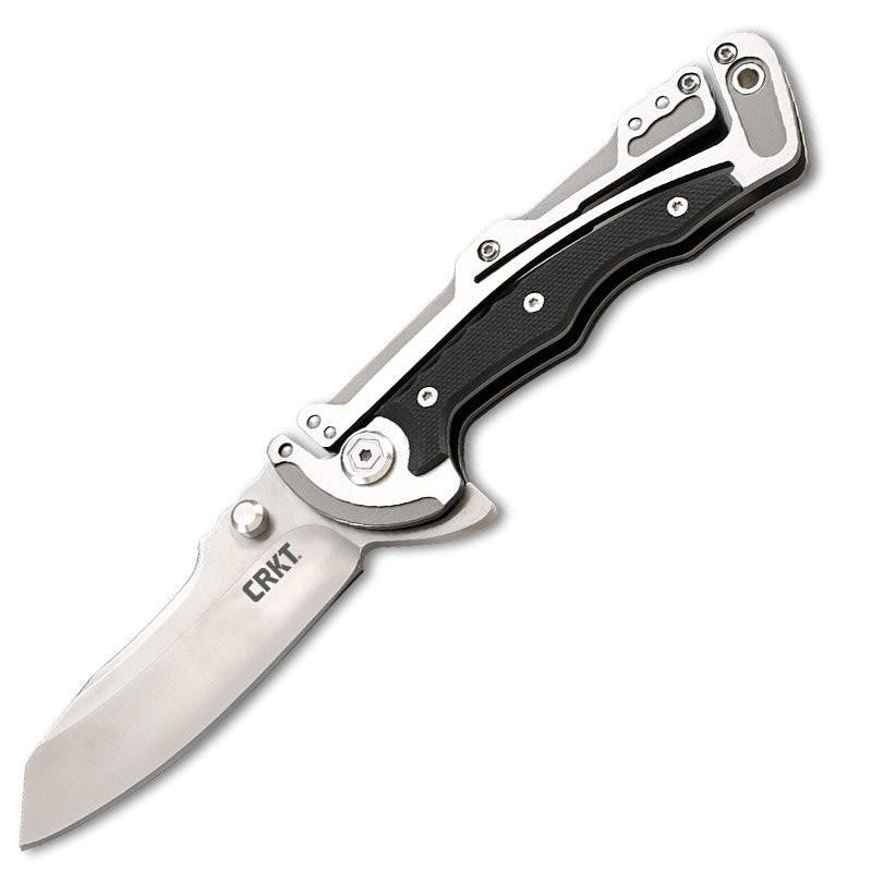 Glenn Klecker Graphite - Plain Edge Modified Drop Point Blade