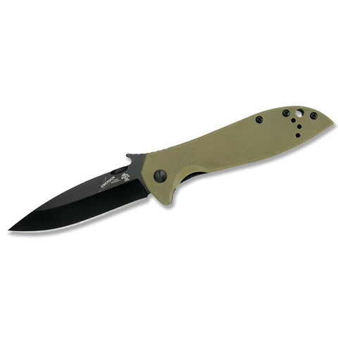 Emerson CQC-4K - 1-2 Brown Handle - Black Blade