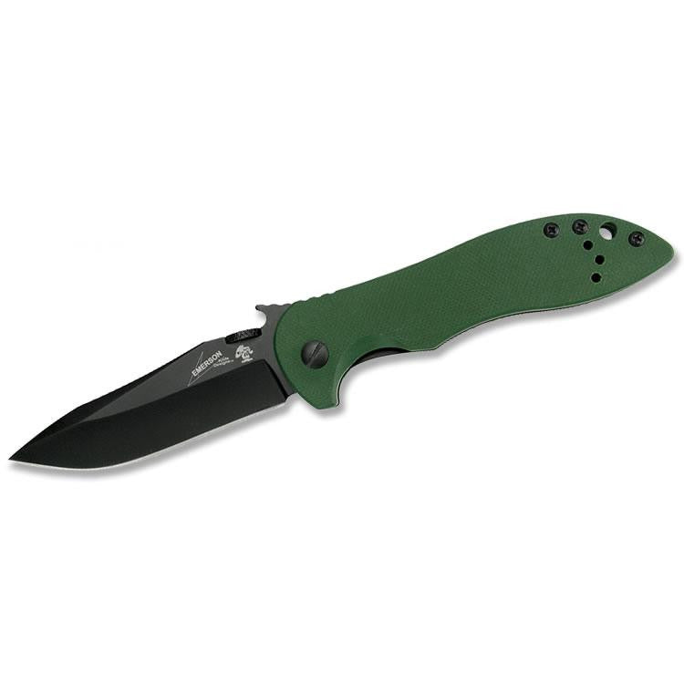 Emerson CQC-5K - Green Handle - Black Blade