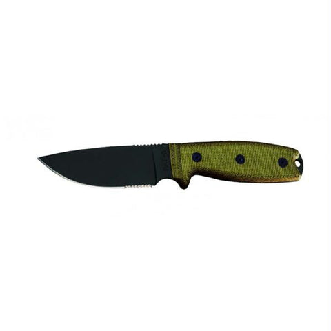 Rat - 3 1095 Serrated - Green Sheath