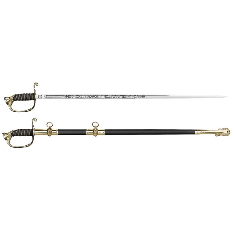 Left Handed US Naval Sword-ray skin handle