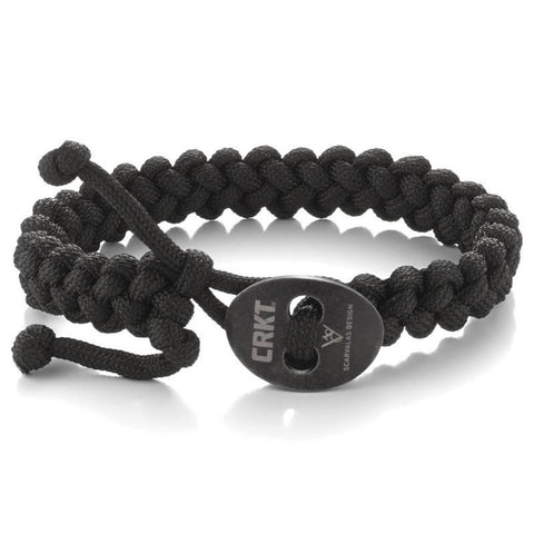 Quick Release Paracord Bracelet - Large Black