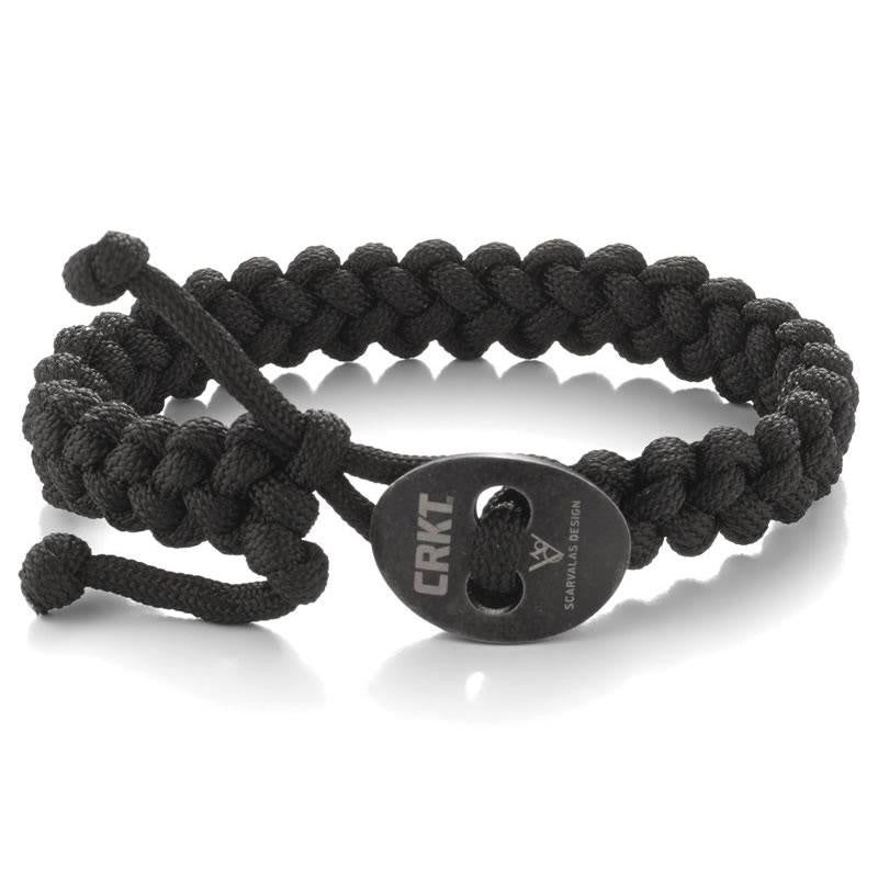 Quick Release Paracord Bracelet - Small Black