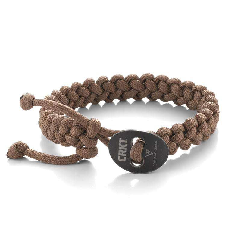 Quick Release Paracord Bracelet - Small Tan