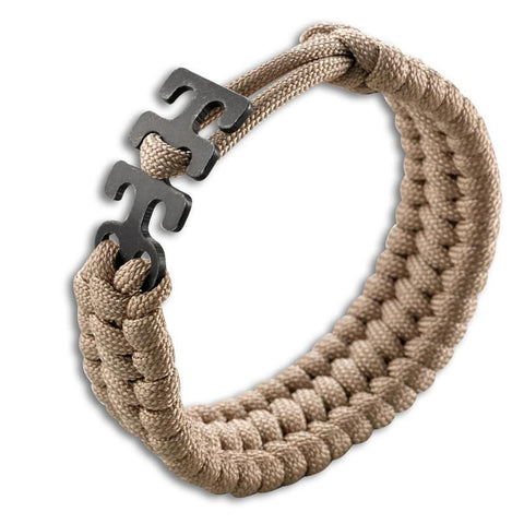 Adjustable Paracord Bracelet - Tan