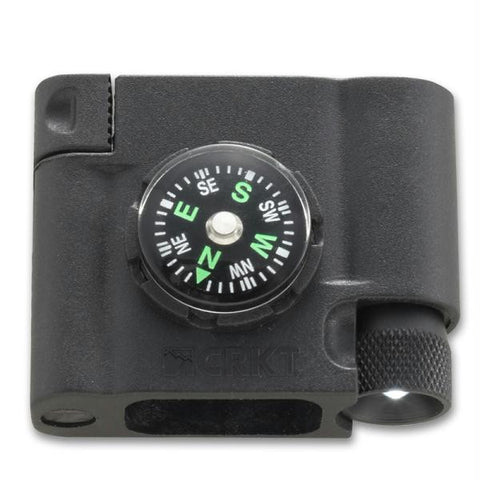 Survival Bracelet Accessory - Compass, LED, Firestarter