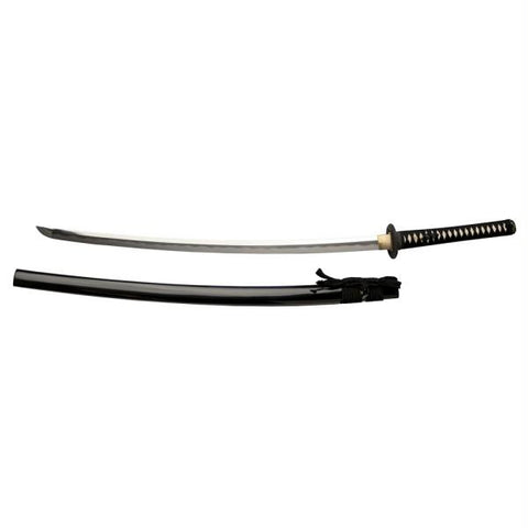 28.5" Daimyo F-F Tri-Steel Katana in Turbulent Wave Theme