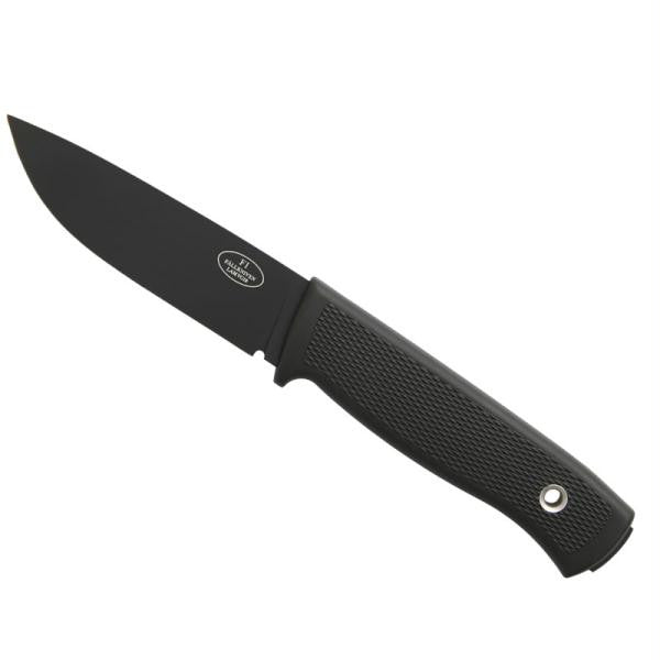 Pilot Survival Knife Black - Leather Sheath