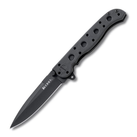 M16-01 EDC - Black Zytel Handle, AutoLAWKS, Razor-Sharp Edge