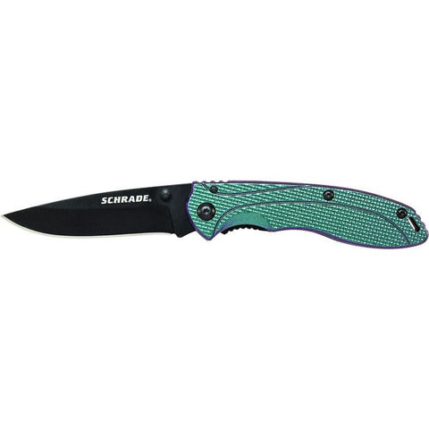 Schrade Clip Folder - Chameleon Aluminum Handle