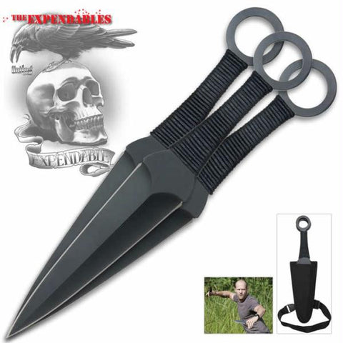 Expendables Kunai 3 Piece Thrower Set