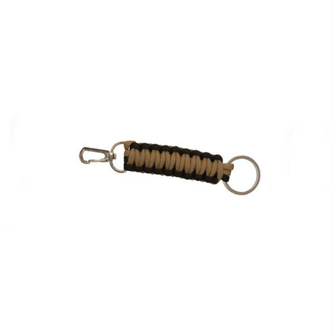 Elite Forces Paracord FOB Keychain Tan & Black